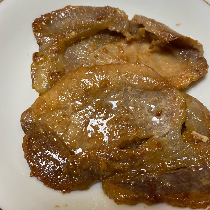 豚ロースのカリカリ生姜焼き